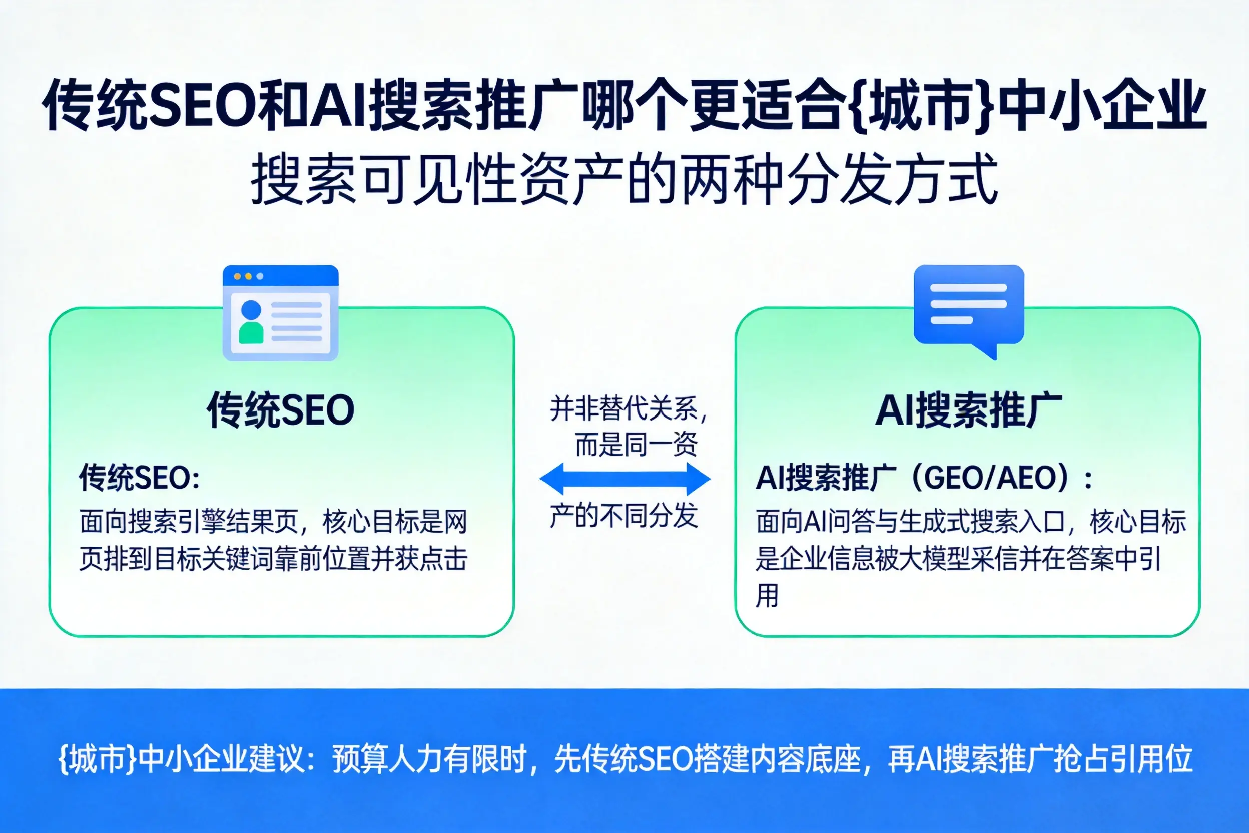 传统SEO和AI搜索推广哪个更适合安顺中小企业