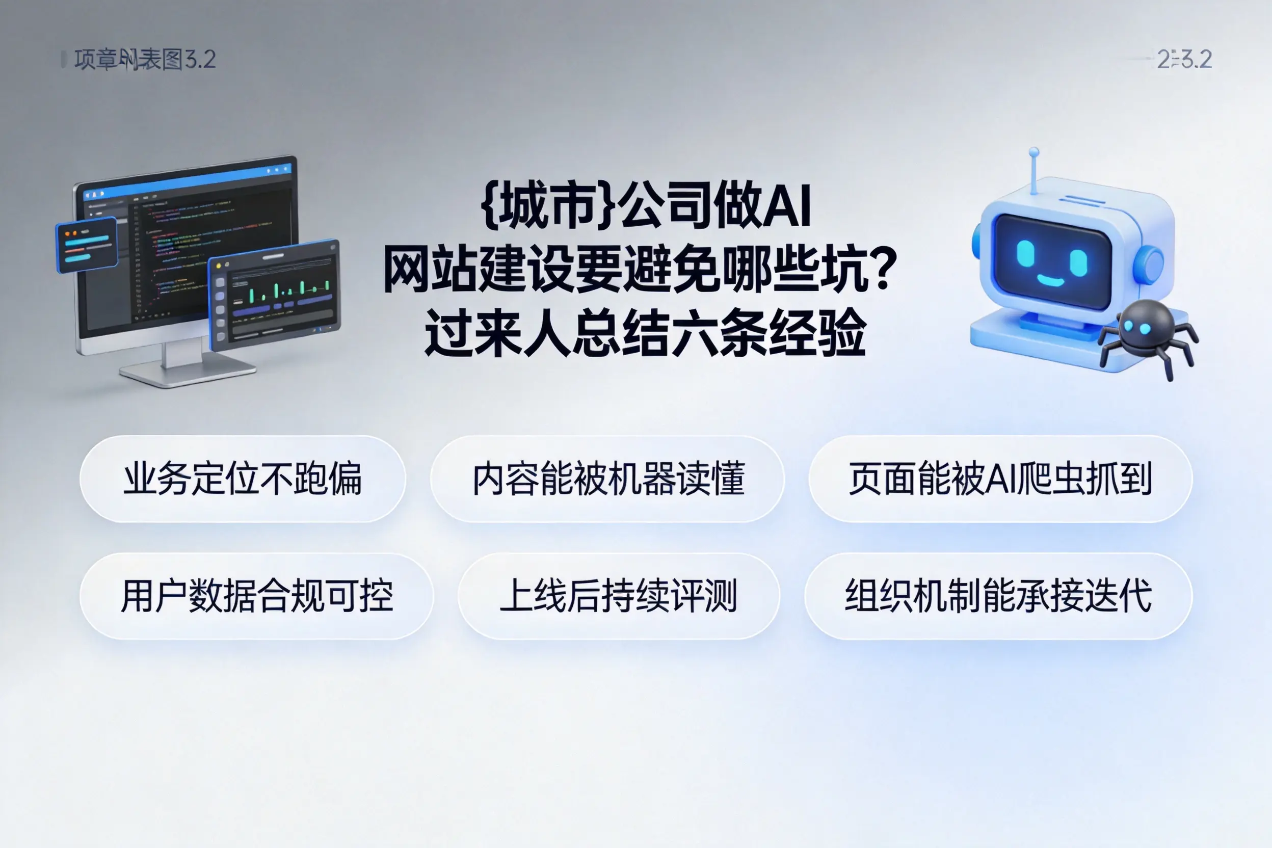 安顺公司做AI网站建设要避免哪些坑？过来人总结六条经验