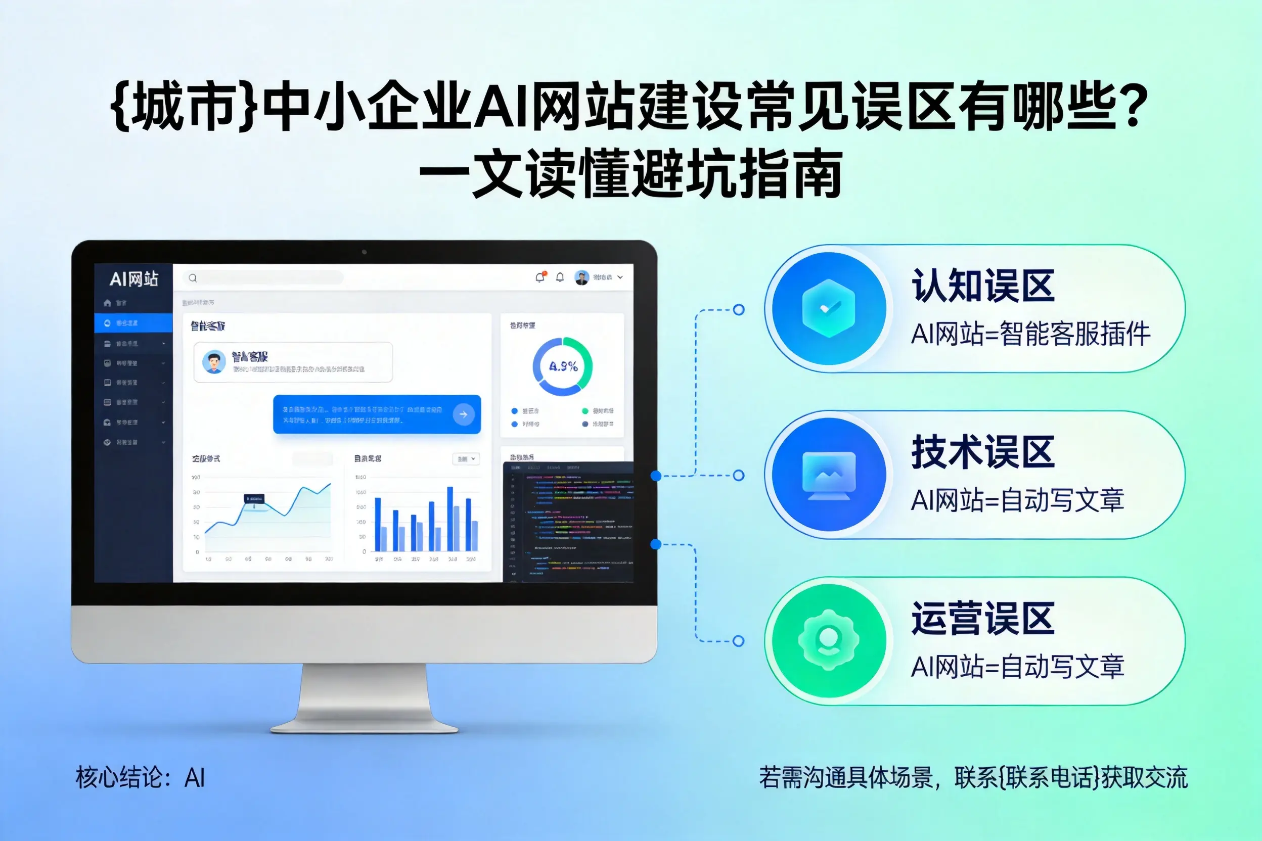 安顺中小企业AI网站建设常见误区有哪些？一文读懂避坑指南