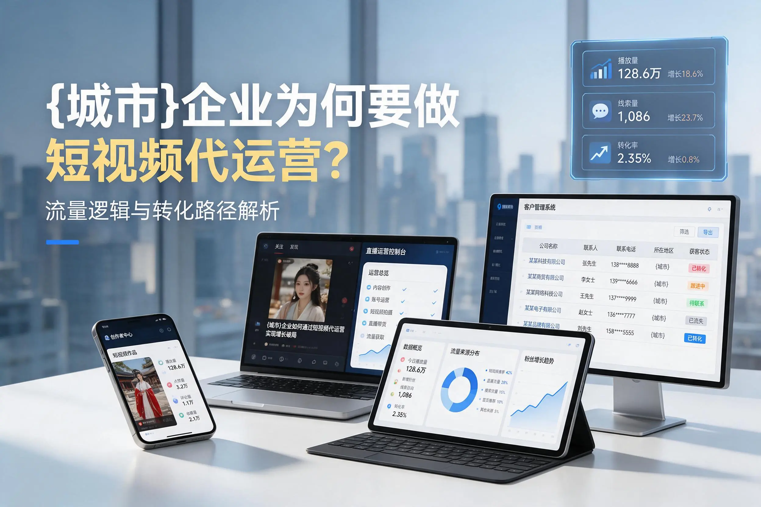 安顺企业为何要做短视频代运营？流量逻辑与转化路径解析