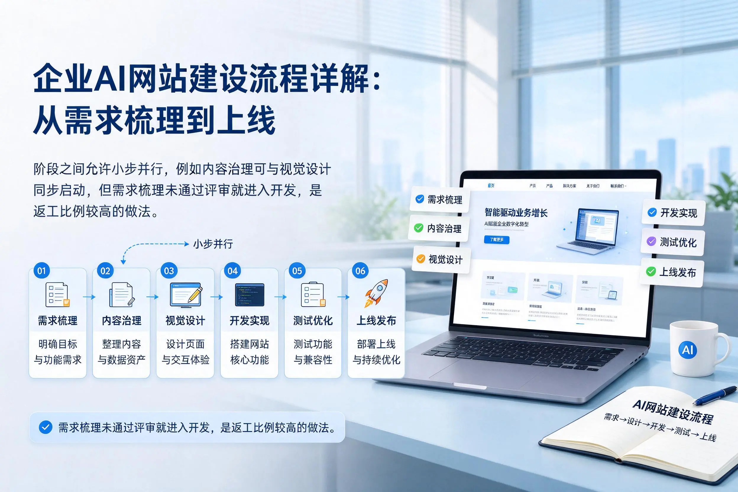 安顺企业AI网站建设流程详解：从需求梳理到上线