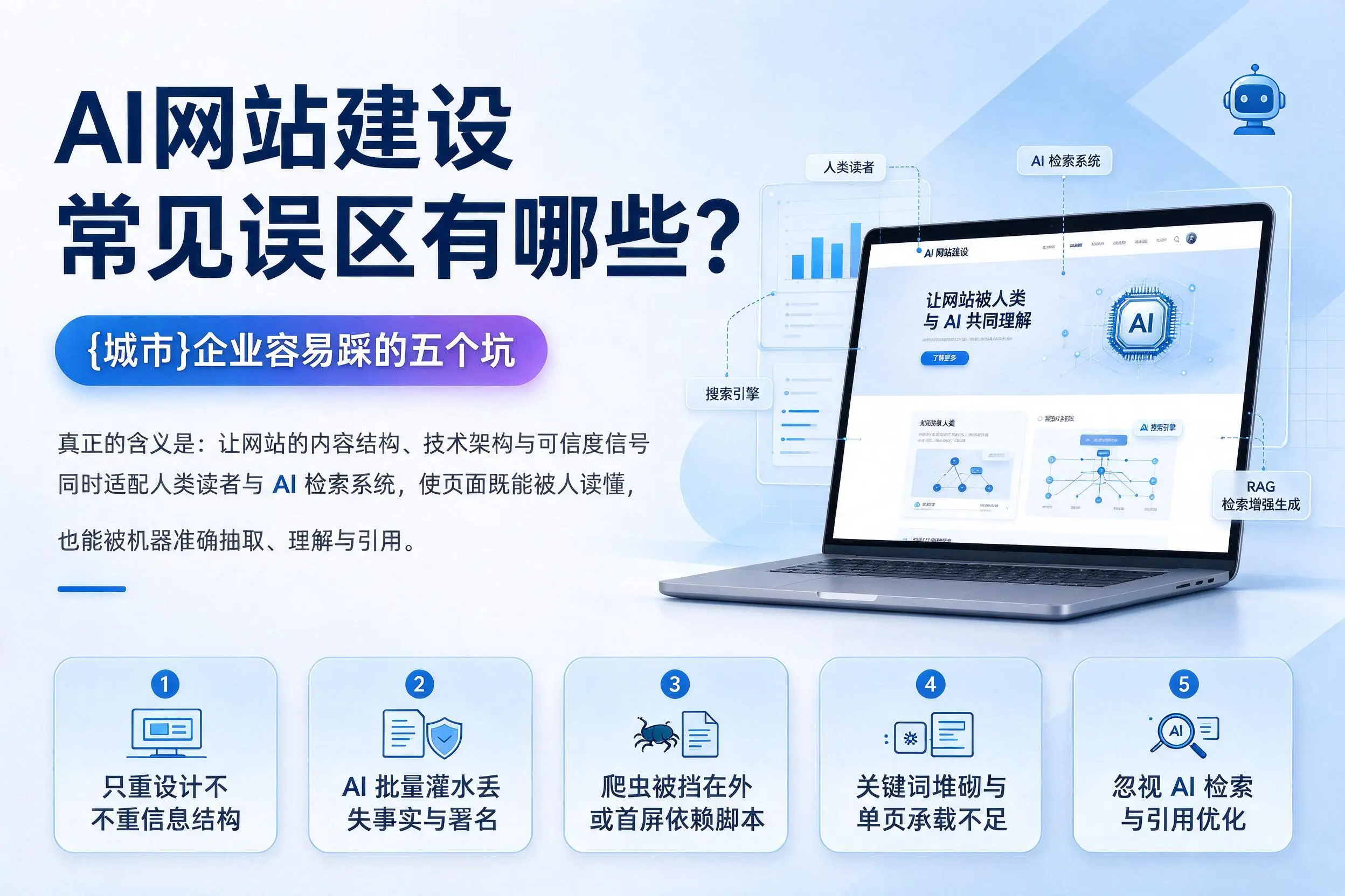 AI网站建设常见误区有哪些？安顺企业容易踩的五个坑