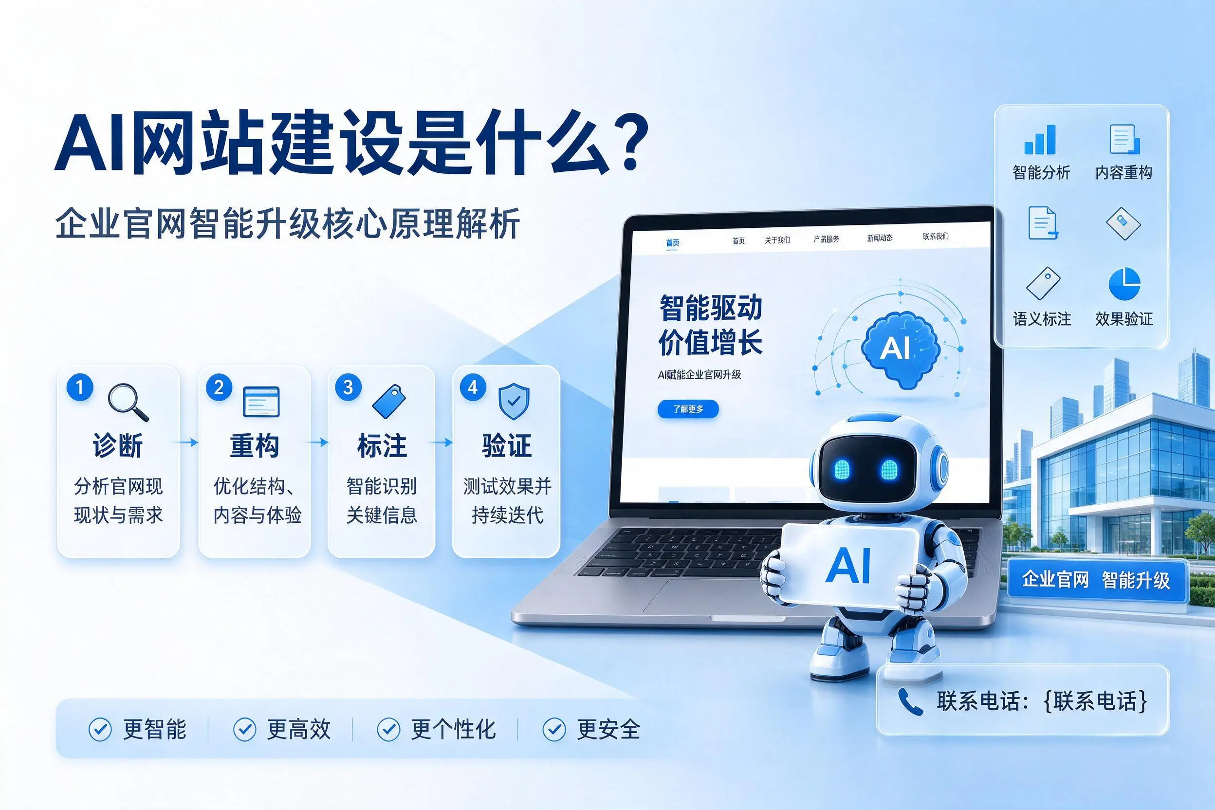 AI网站建设是什么？安顺企业官网智能升级核心原理解析